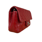 Chanel Red Quilted Leather Classic Mini Flap Bag 2012