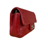 Chanel Red Quilted Leather Classic Mini Flap Bag 2012