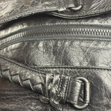 Bottega Veneta Vintage Black Leather Cervo Cocker Hobo Bag