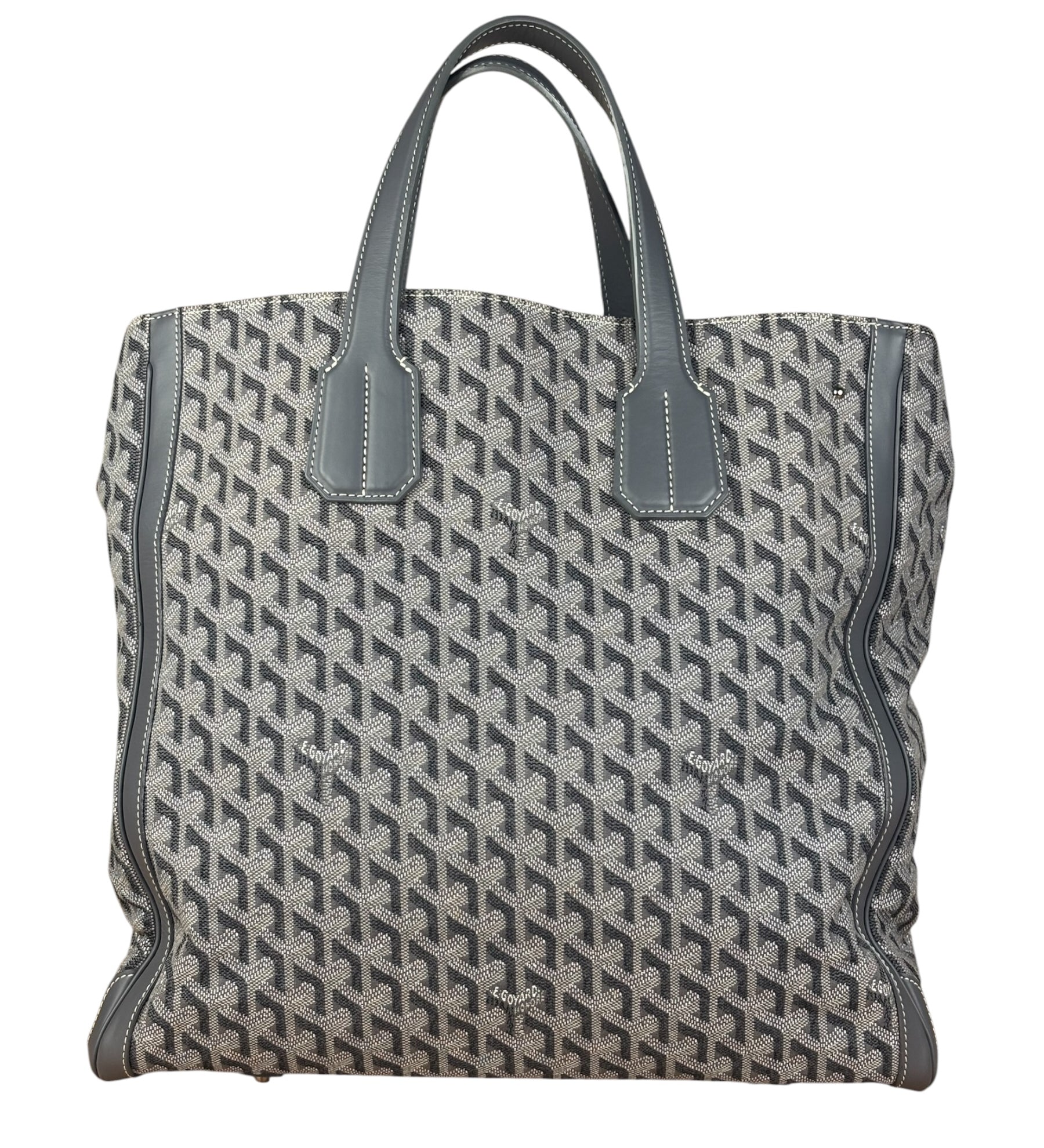 Goyard Grey Canvas Voltaire 2Way Tote