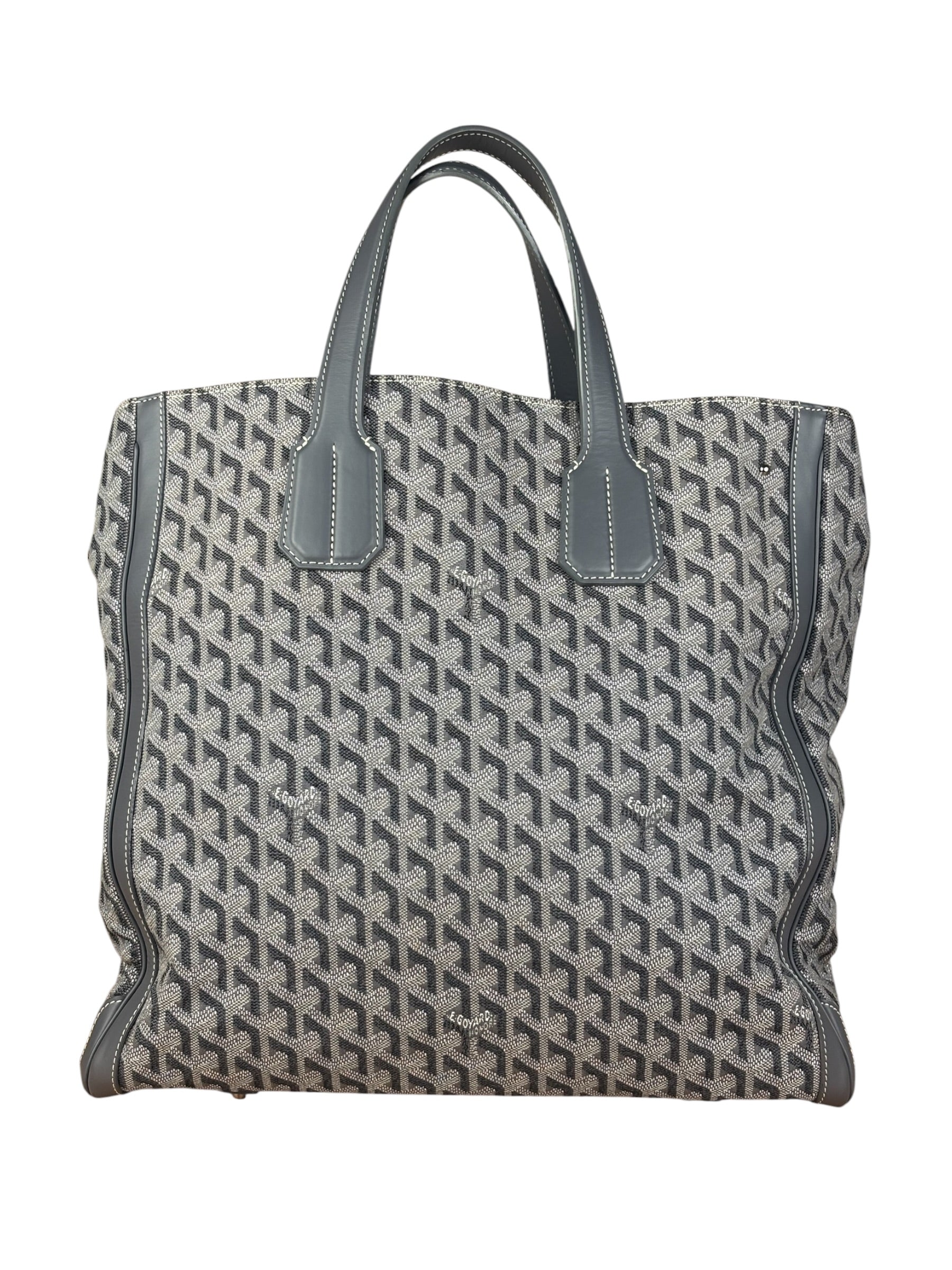 Goyard Grey Canvas Voltaire 2Way Tote