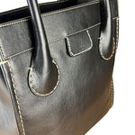 Chloe Edith Black Leather Tote Bag