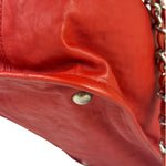 Chanel Red Quilted Leather Natural Beauty Chain Tote 2010