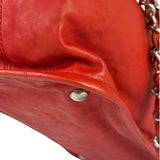 Chanel Red Quilted Leather Natural Beauty Chain Tote 2010