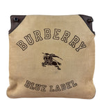 Burberry Blue Label Corduroy Leather Crossbody