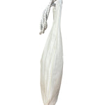 Celine Vintage White Leather Stitch Hobo Shoulder Bag