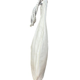 Celine Vintage White Leather Stitch Hobo Shoulder Bag