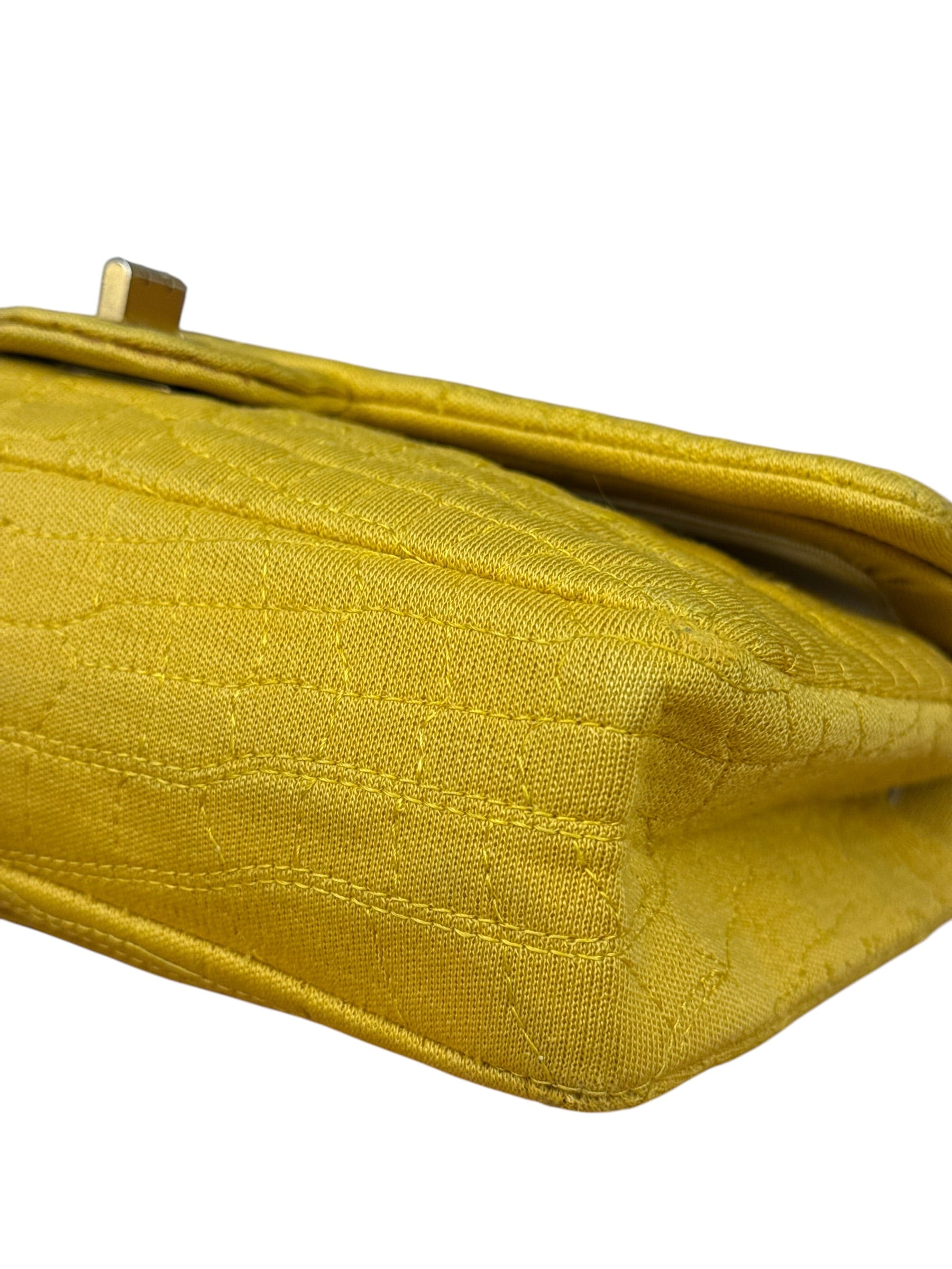 Chanel Crocodile Quilted Jersey Flap Shoulder Bag 2006