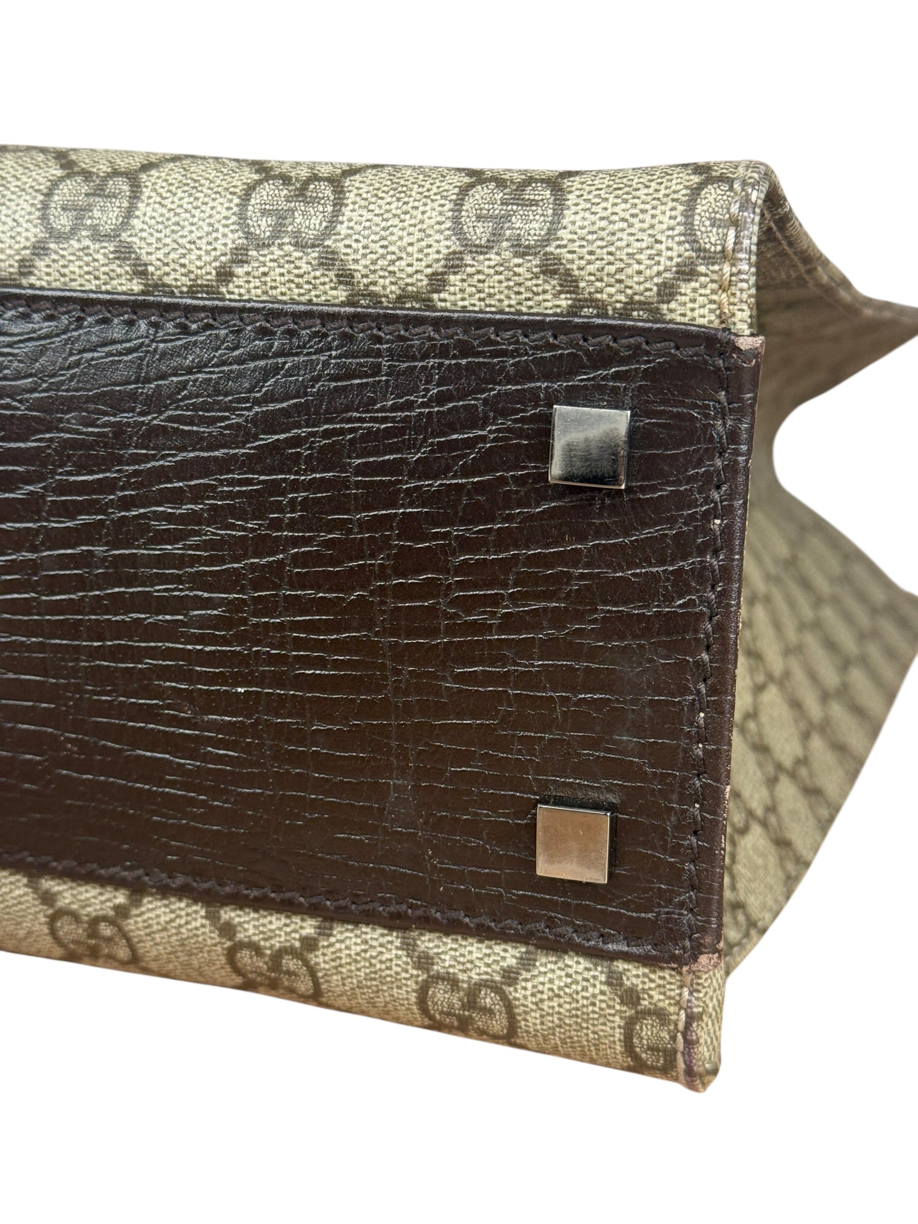 Gucci GG Coated Canvas Top Handle Tote