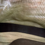 Chanel Olive Green/Brown Leather Trim Interlocking Ring Strap Hobo Bag 2003