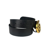 Gucci Black GG-Buckle Belt