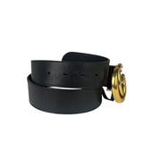 Gucci Black GG-Buckle Belt