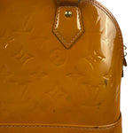 Louis Vuitton Mustard Orange Vernis Alma Two-Way Bag BB