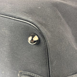 Gucci Black Leather Trim Belted Tote