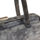 Prada Lux Grey Scamosciato Tie Dye Clutch Top Handbag