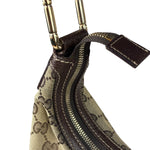 Gucci Brown GG Bamboo Amalfi Hobo Bag
