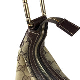 Gucci Brown GG Bamboo Amalfi Hobo Bag