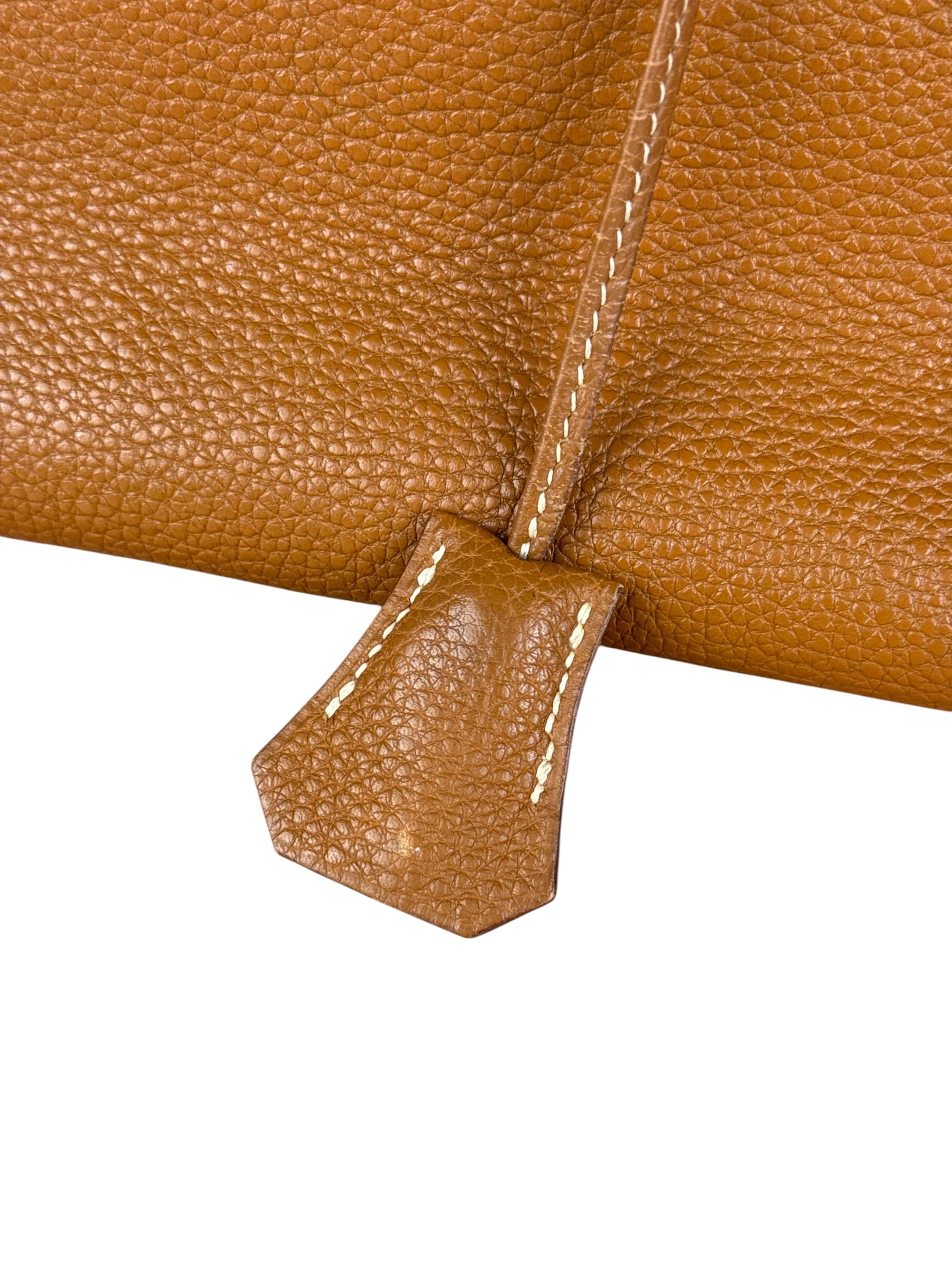 Hermes Birkin 35 Gold Brown Togo Leather Handbag 2001