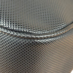 Bottega Veneta Black Coated Canvas PVC Shoulder Bag
