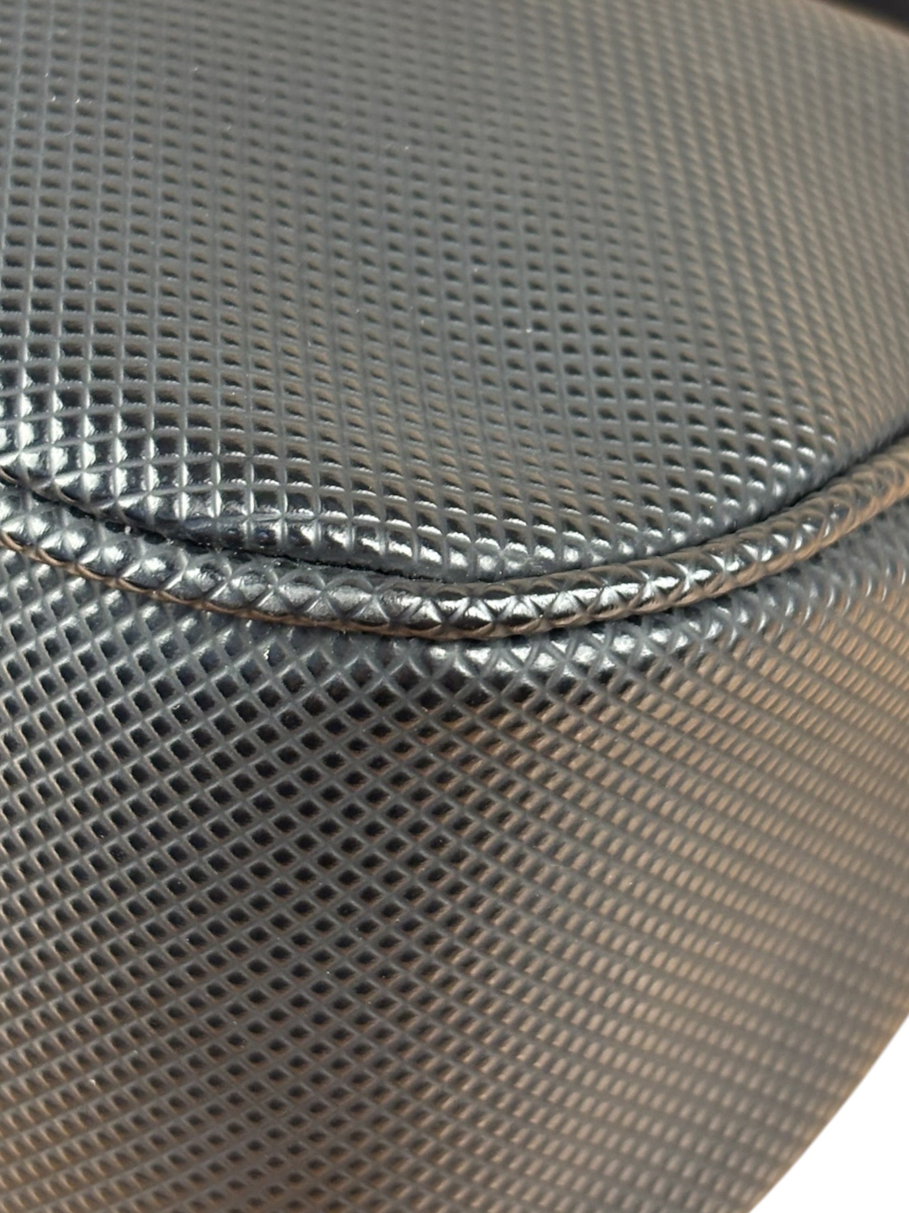 Bottega Veneta Black Coated Canvas PVC Shoulder Bag