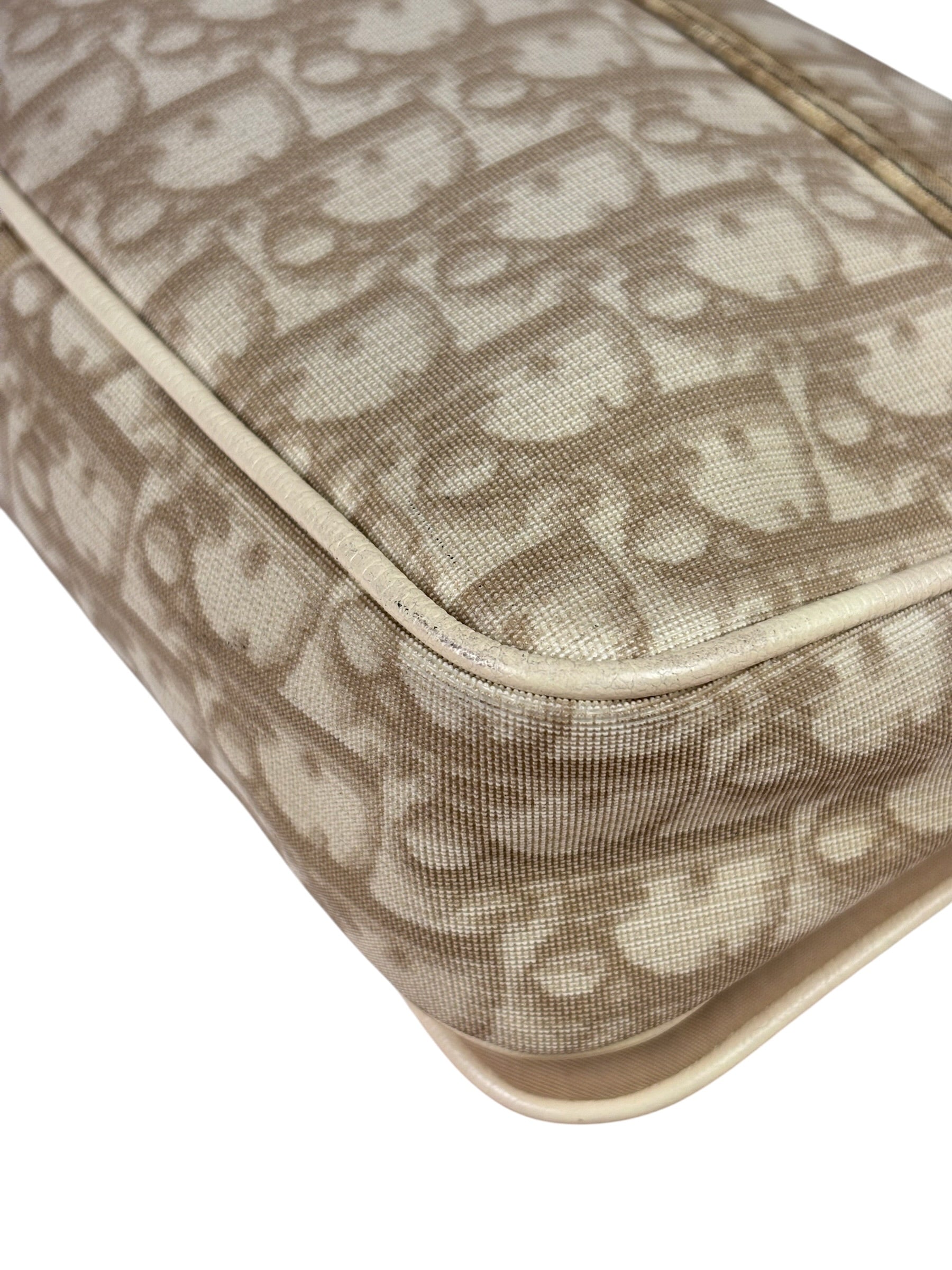 Christian Dior Trotter Flower Embroidered Flap Crossbody