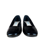 Miu Miu Black Patent Crystal Embellished Pumps