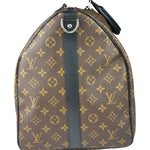 Louis Vuitton Black/Brown Monogram Keepall 55