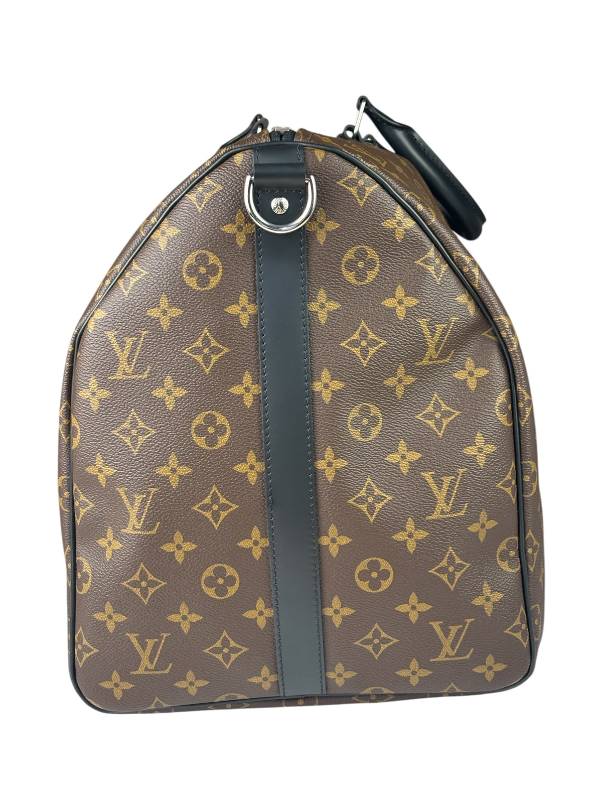 Louis Vuitton Black/Brown Monogram Keepall 55
