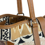 Prada Vintage Limited Edition Venetian Scene Canvas Tote Bag