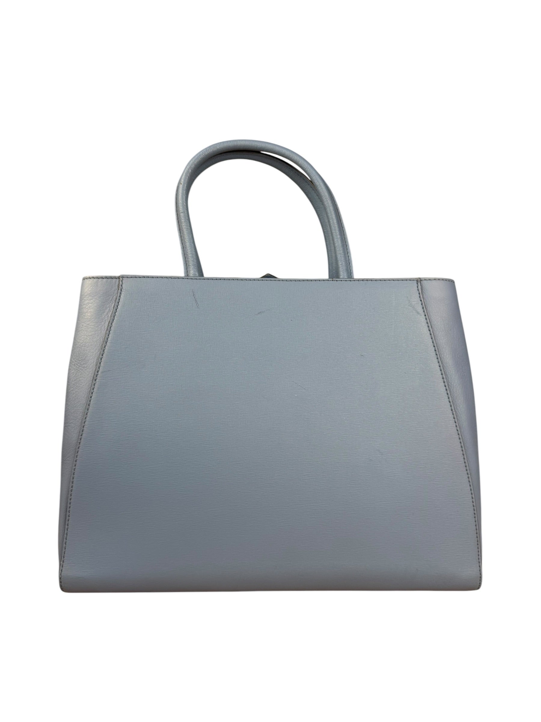 Fendi Cerulean Blue 3-Jours Silhouette Hand Bag