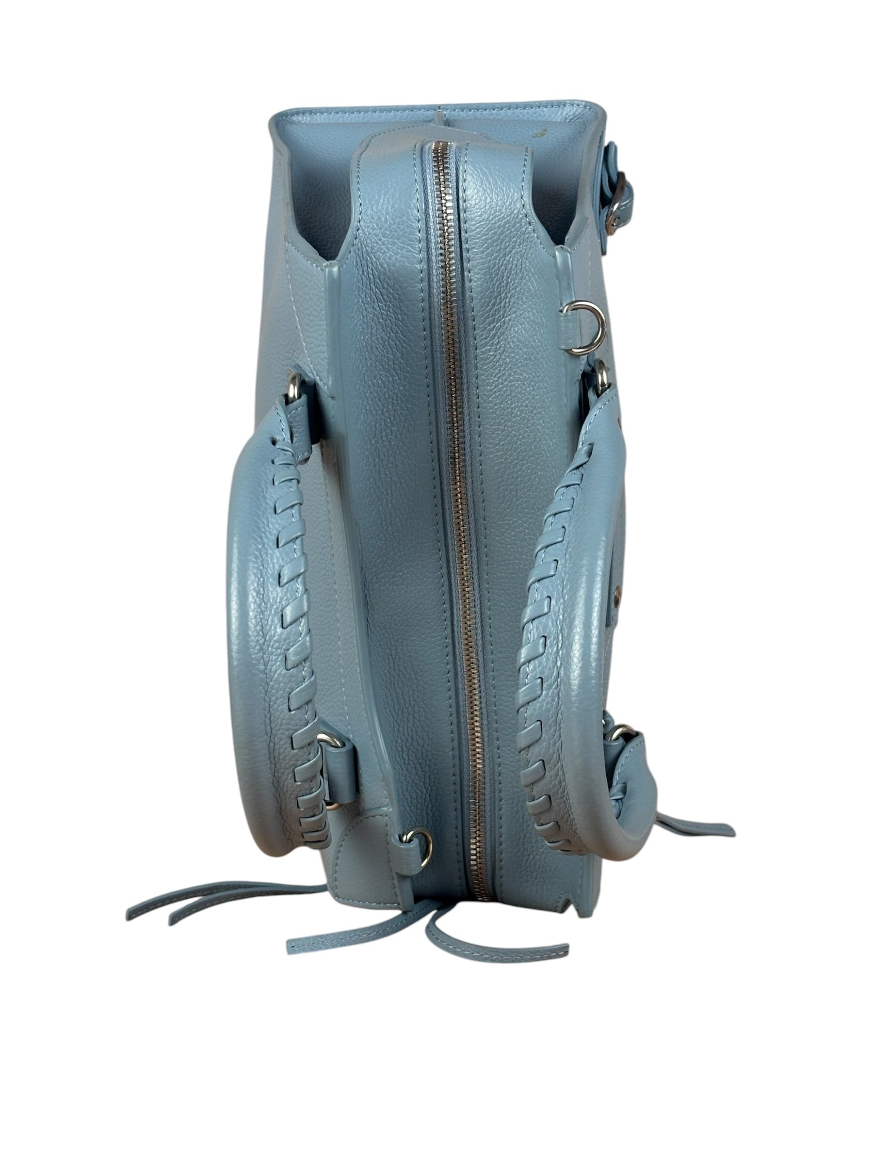 Balenciaga Light Blue Leather Neo Classic City Bag