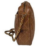 Chanel Vintage Leather Lizard Tassel Camera Case - 1987