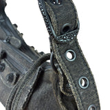 Balenciaga Black Denim Le Cagole XS Shoulder Bag