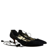 Manolo Blahnik Brown Suede Strappy Heels