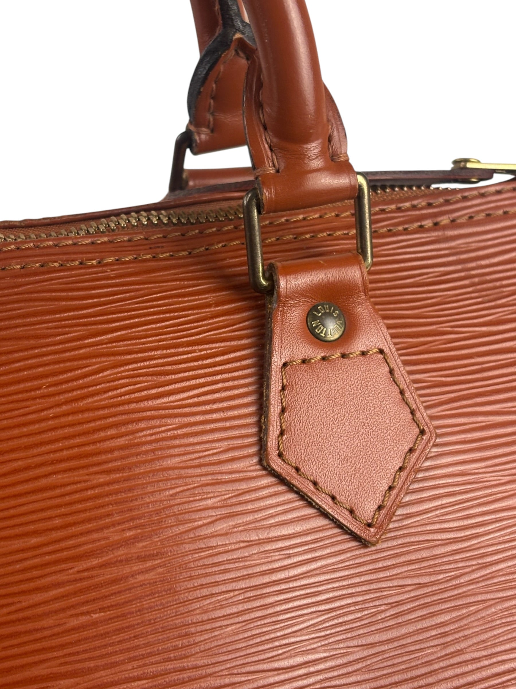 Louis Vuitton Brown Epi Speedy 30