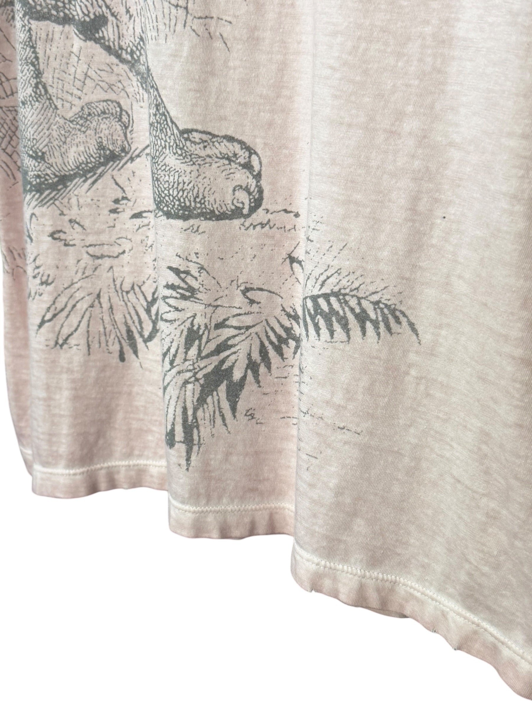 Cristian Dior Pink Dioriviera Animal-Graphic T-shirt