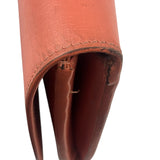 Balenciaga Salmon Pink Leather Essential Money Flap Wallet