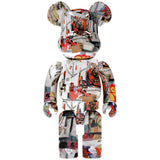 Bearbrick Andy Warhol x JEAN-MICHEL BASQUIAT #4 400%
