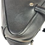 Balenciaga Black Leather Triangle Two-Way Bag