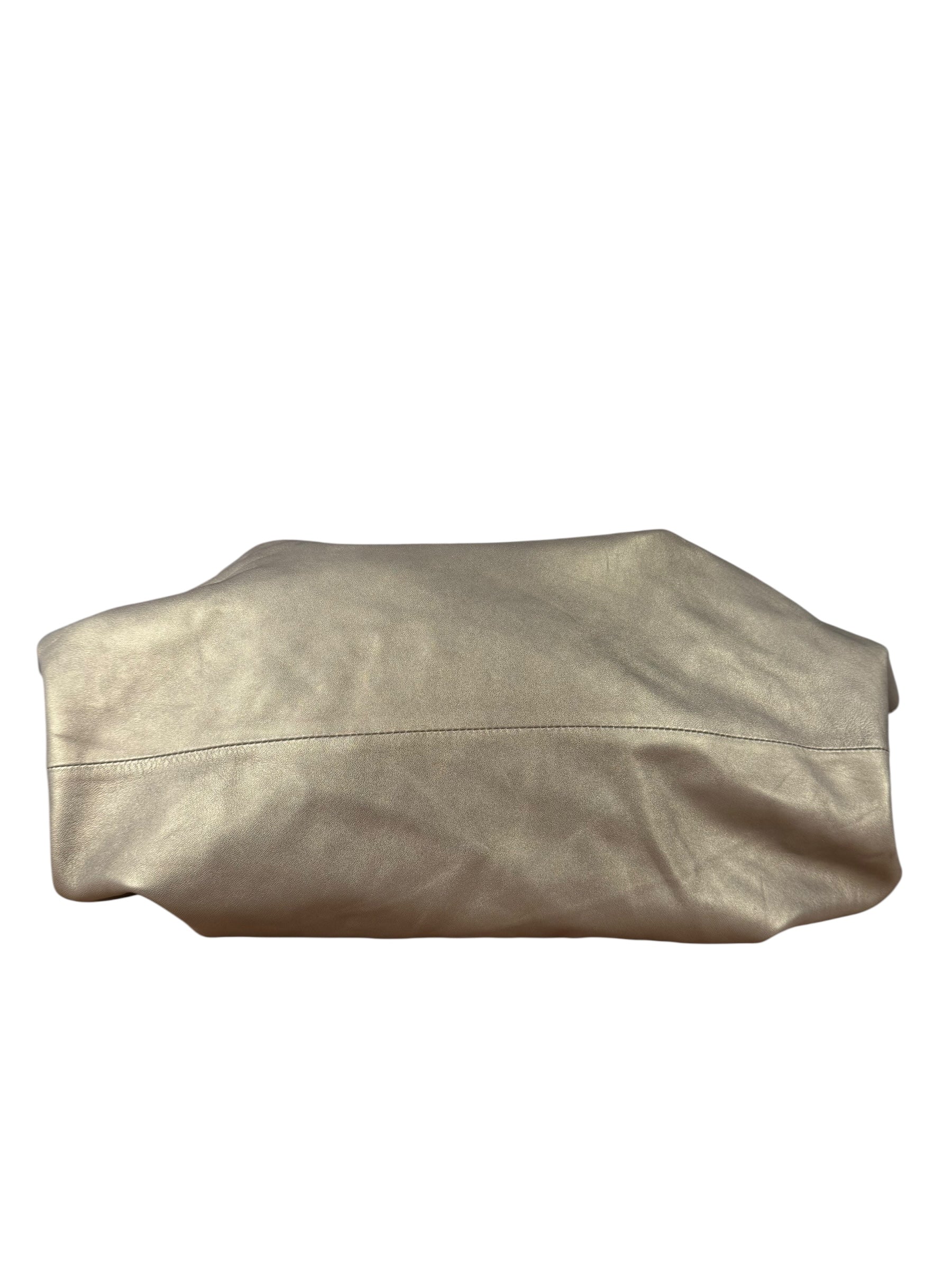 Loewe Metallic Beige Nappa Aire Handbag