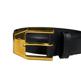 Gucci Black Leather Belt