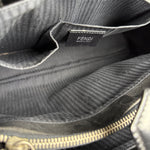 Fendi Black Patent Leather 2Jours Handbag