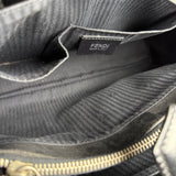 Fendi Black Patent Leather 2Jours Handbag