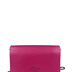 Coach Pink Hayden Foldover Crossbody Chain Bag