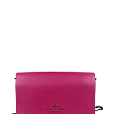 Coach Pink Hayden Foldover Crossbody Chain Bag