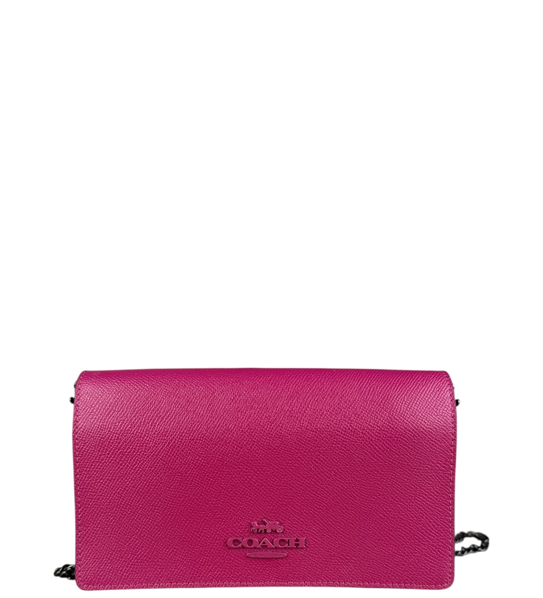 Coach Pink Hayden Foldover Crossbody Chain Bag