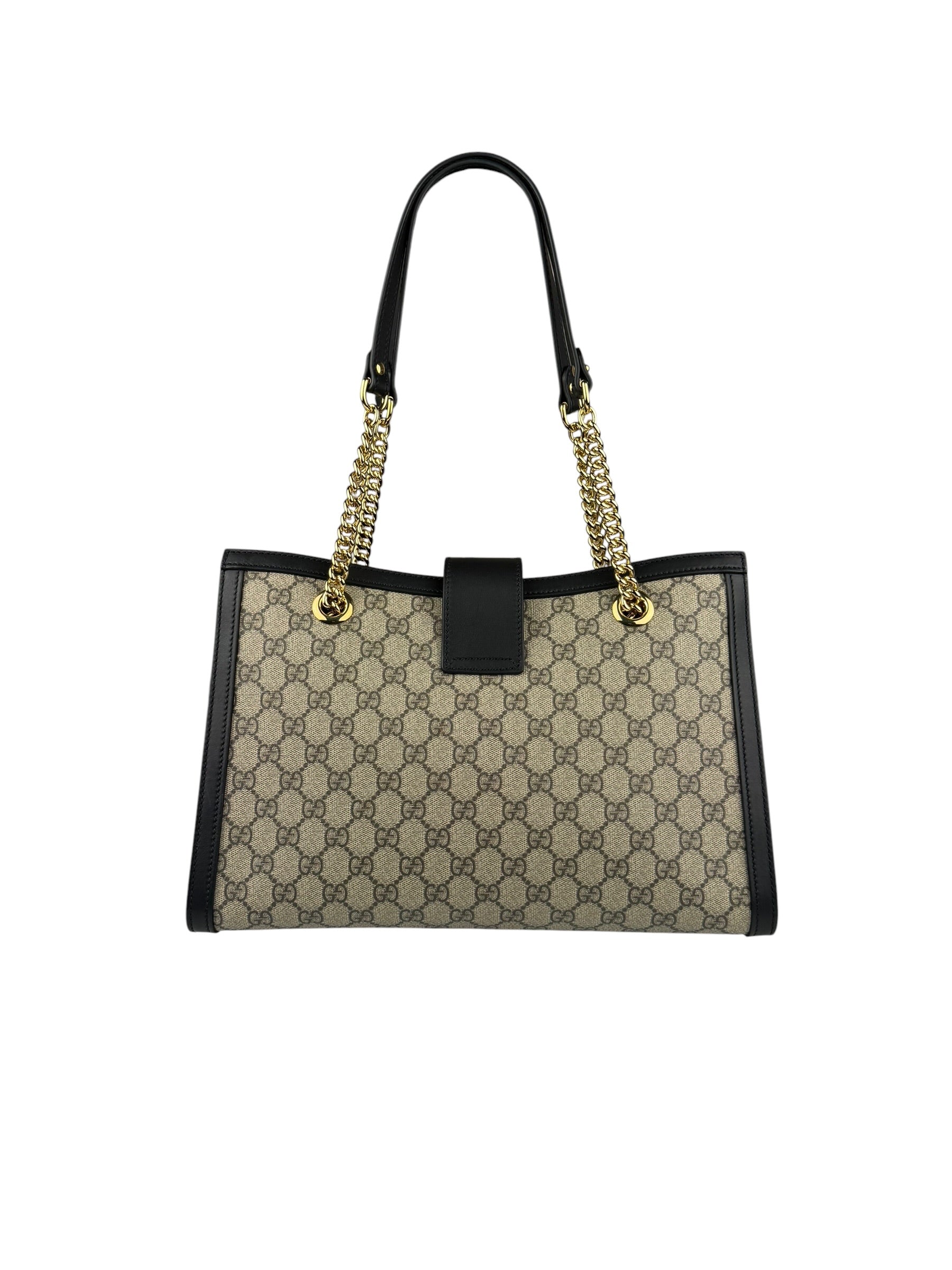 Gucci GG Supreme Padlock Medium Tote