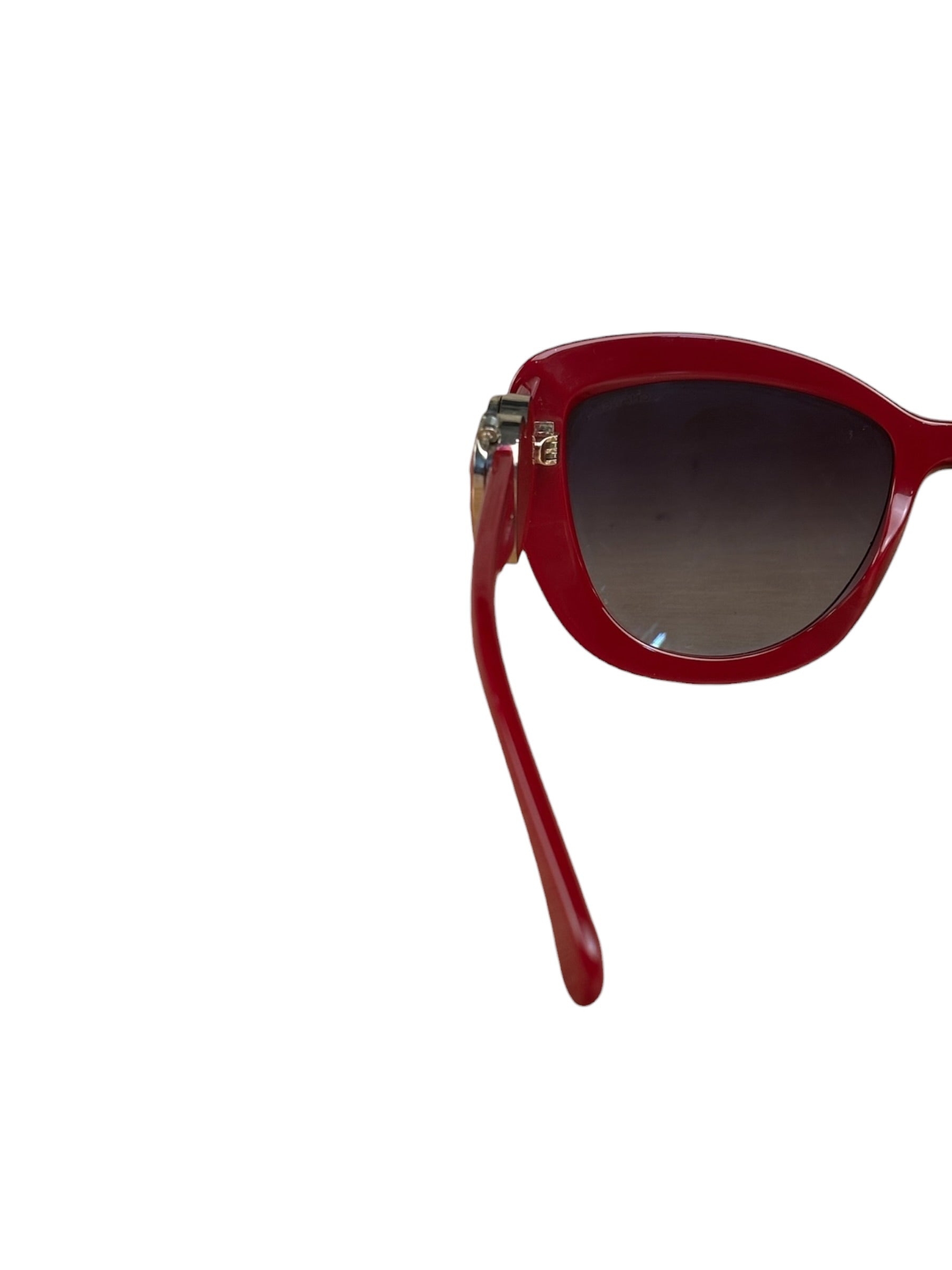 Chanel Vintage Red Heart Sunglasses