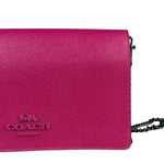 Coach Pink Hayden Foldover Crossbody Chain Bag