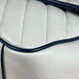 Gucci GG Marmont Cream & Navy Flap Bag